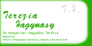 terezia hagymasy business card
